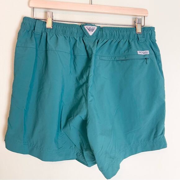 Columbia PFG 5'' Inseam Swim Trunks men's size L green, - Picture 3 of 8